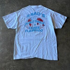 90s brass flamingo tee